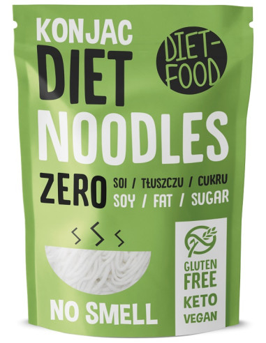 MAKARON (KONJAC) NOODLE BEZGLUTENOWY 270 g (200 g) - DIET-FOOD