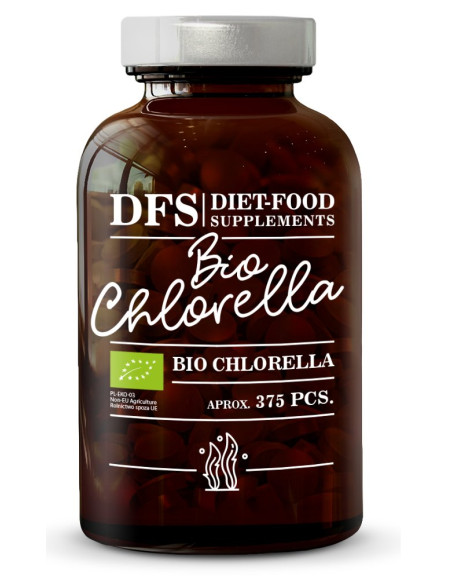 CHLORELLA BIO (400 mg) 375 TABLETEK - DIET-FOOD