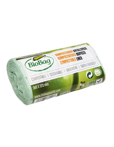 WORKI NA ODPADY BIO I ZMIESZANE 6 L 30 szt. (KOMPOSTOWALNE I BIODEGRADOWALNE) - BIOBAG
