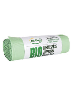 WORKI NA ODPADY BIO I ZMIESZANE 35 L 20 szt. (KOMPOSTOWALNE I BIODEGRADOWALNE)  - BIOBAG