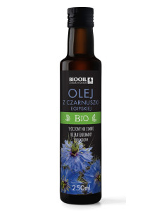 OLEJ Z CZARNUSZKI FILTROWANY TŁOCZONY NA ZIMNO BIO 250 ml - BIOOIL