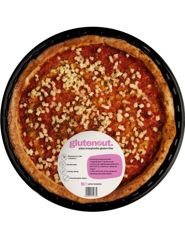 PIZZA MARGHERITA BEZGLUTENOWA 320 g - GLUTEN OUT