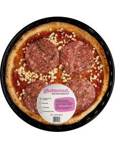 PIZZA Z SEREM MOZZARELLA I KIEŁBASĄ SALAMI BEZGLUTENOWA 330 g - GLUTEN OUT 2