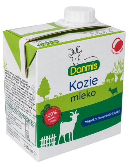 KOZIE MLEKO UHT (2,5 % TŁUSZCZU) 500 ml - DANMIS
