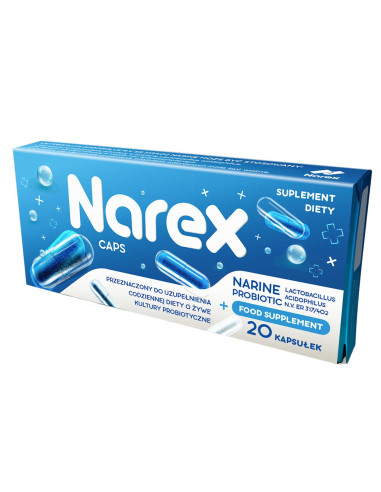 PROBIOTYK NARINE 20 KAPSUŁEK - NAREX