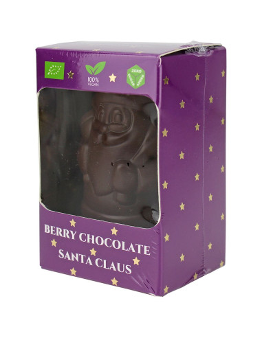 MIKOŁAJ Z CZEKOLADY JAGODOWEJ BEZ DODATKU CUKRÓW BIO 75 g - COCOA (PRODUKT SEZONOWY)