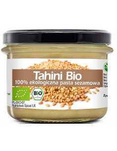 TAHINI (PASTA SEZAMOWA) BIO 180 g - BIOFOOD