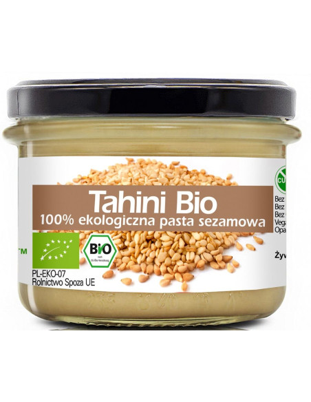 TAHINI (PASTA SEZAMOWA) BIO 180 g - BIOFOOD