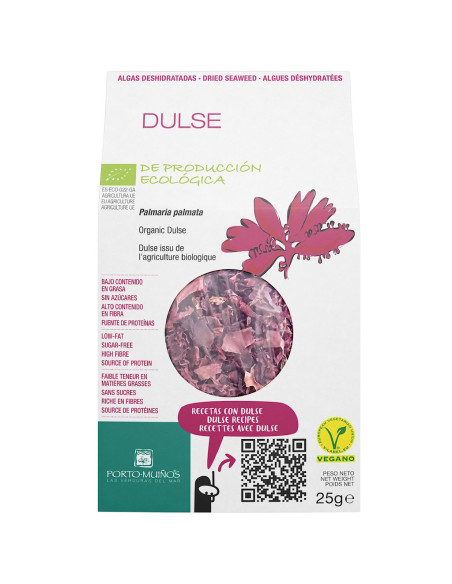 ALGI MORSKIE SUSZONE - DULSE BIO 25 g - PORTO MUINOS