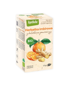 HERBATKA IMBIROWA Z POMARAŃCZĄ BIO (20 x 1,5 g) 30 g - APOTHEKE