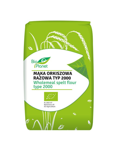 MĄKA ORKISZOWA RAZOWA TYP 2000 BIO 500 g - BIO PLANET