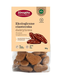 CIASTKA DAKTYLOWE BEZGLUTENOWE BIO 100 g - ZEMANKA