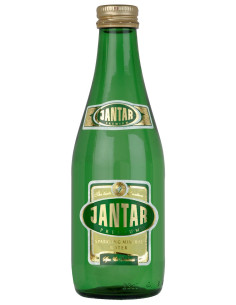 WODA ŹRÓDLANA ŚREDNIOZMINERALIZOWANA GAZOWANA 330 ml (SZKŁO) - JANTAR