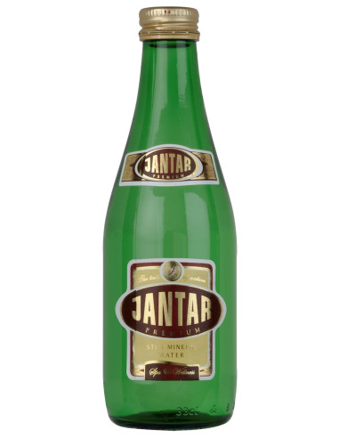 WODA ŹRÓDLANA ŚREDNIOZMINERALIZOWANA NIEGAZOWANA 330 ml (SZKŁO) - JANTAR