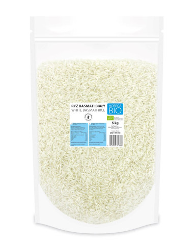 RYŻ BASMATI BIAŁY BEZGLUTENOWY BIO 5 kg - HORECA (BIO PLANET)