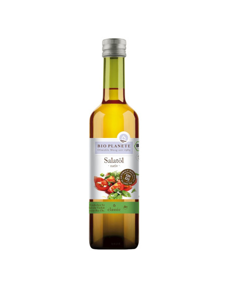 OLEJ SAŁATKOWY TŁOCZONY NA ZIMNO OMEGA-3 BIO 500 ml - BIO PLANETE