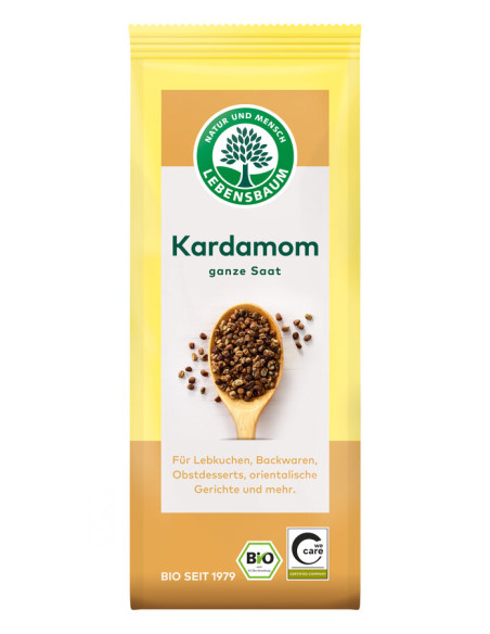 KARDAMON ZIARNO BIO 50 g - LEBENSBAUM