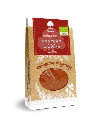 PAPRYKA SŁODKA WĘDZONA BIO 50 g - DARY NATURY
