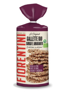WAFLE Z SORGO I AMARANTUSA BEZGLUTENOWE BIO 120 g - FIORENTINI