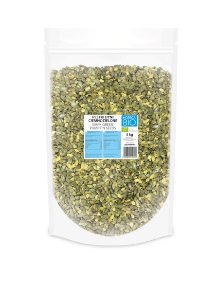 PESTKI DYNI CIEMNOZIELONE BIO 5 kg - HORECA (BIO PLANET)