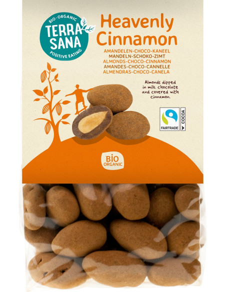 MIGDAŁY W CZEKOLADZIE I CYNAMONIE BIO 150 g - TERRASANA