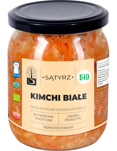 KIMCHI BIAŁE BIO 450 g - SĄTYRZ
