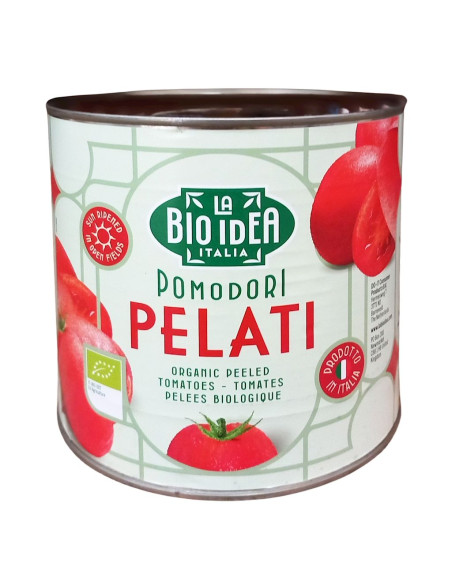 POMIDORY KROJONE BEZ SKÓRY BIO 2,5 kg - HORECA (LA BIO IDEA)