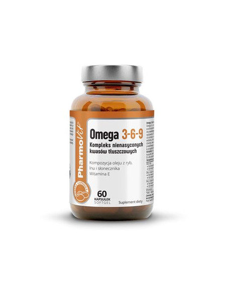 OMEGA 3-6-9 BEZGLUTENOWE 60 KAPSUŁEK - PHARMOVIT (CLEAN LABEL)