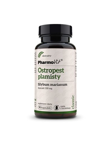 OSTROPEST PLAMISTY EKSTRAKT (330 mg) BEZGLUTENOWY 90 KAPSUŁEK - PHARMOVIT (CLASSIC)