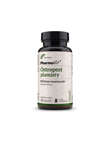 OSTROPEST PLAMISTY EKSTRAKT (330 mg) BEZGLUTENOWY 90 KAPSUŁEK - PHARMOVIT (CLASSIC)