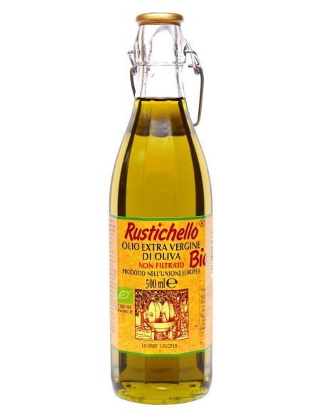 OLIWA Z OLIWEK EXTRA VIRGIN NIEFILTROWANA BIO 500 ml - RUSTICHELLO