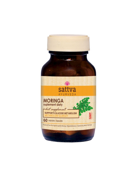 MORINGA EKSTRAKT (450 mg) 60 KAPSUŁEK - SATTVA (FOODS)