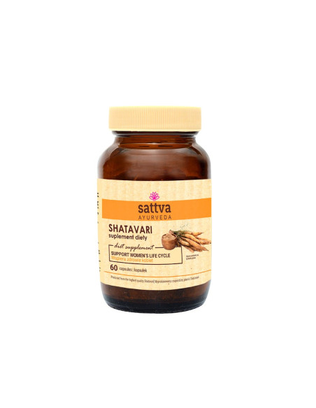 SHATAVARI EKSTRAKT (450 mg) 60 KAPSUŁEK - SATTVA (FOODS)