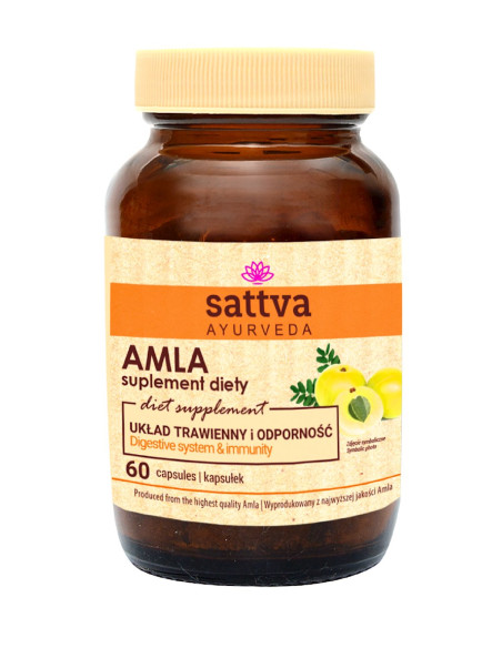 AMLA EKSTRAKT (450 mg) 60 KAPSUŁEK - SATTVA (FOODS)