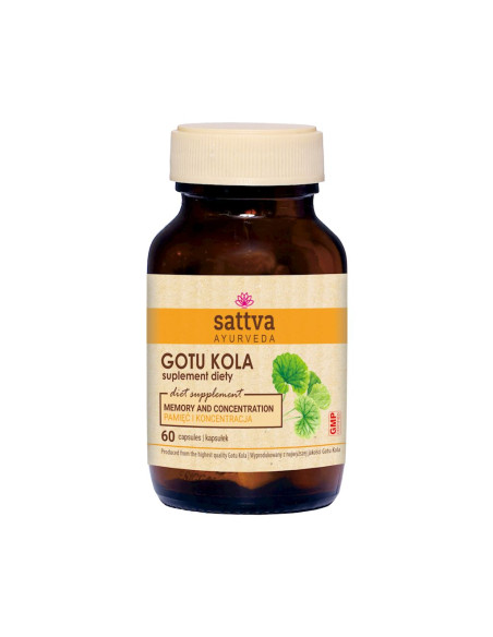 GOTU KOLA EKSTRAKT (450 mg) 60 KAPSUŁEK - SATTVA (FOODS)