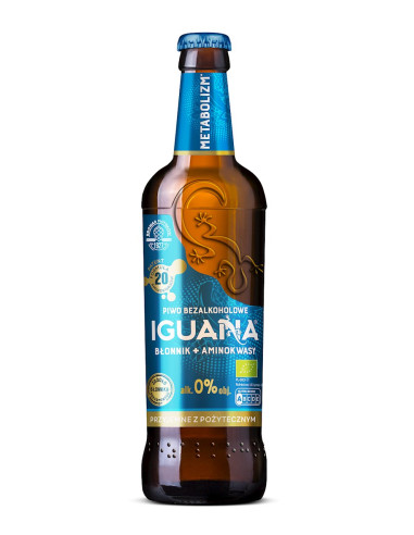 PIWO BEZALKOHOLOWE METABOLIZM BIO 475 ml - IGUANA