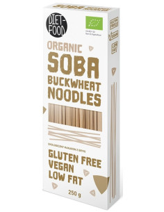 MAKARON (GRYCZANY) NOODLE SOBA BIO 250 g - DIET-FOOD