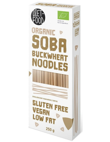 MAKARON (GRYCZANY) NOODLE SOBA BIO 250 g - DIET-FOOD
