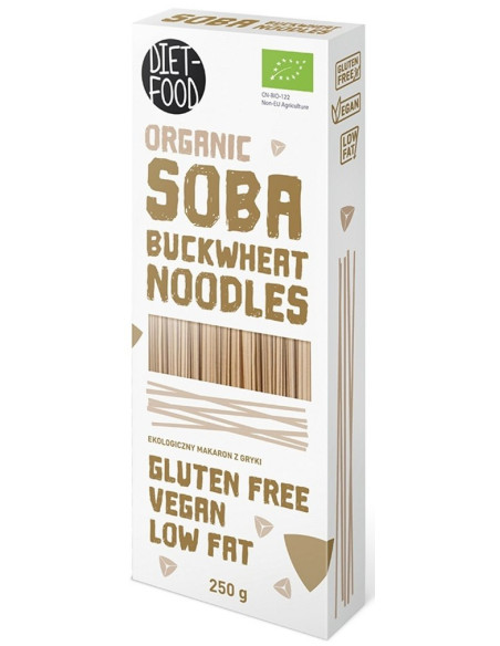 MAKARON (GRYCZANY) NOODLE SOBA BIO 250 g - DIET-FOOD