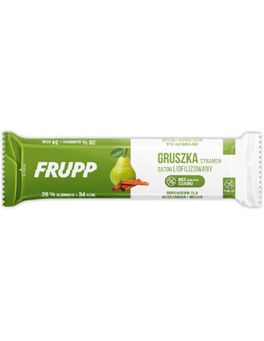BATON LIOFILIZOWANY GRUSZKA - CYNAMON BEZGLUTENOWY 10 g - CELIKO (FRUPP)