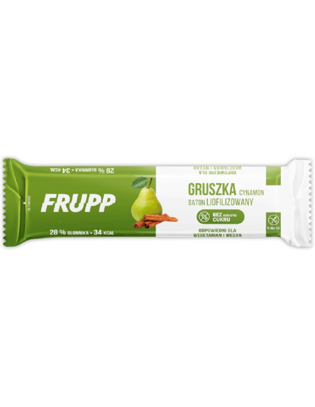 BATON LIOFILIZOWANY GRUSZKA - CYNAMON BEZGLUTENOWY 10 g - CELIKO (FRUPP)