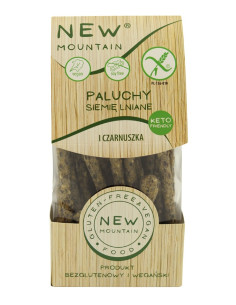 PALUCHY Z SIEMIENIEM LNIANYM I CZARNUSZKĄ BEZGLUTENOWE 200 g - NEW MOUNTAIN