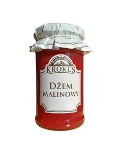 DŻEM MALINOWY O OBNIŻONEJ ZAWARTOŚCI CUKRU 235 g - KROKUS