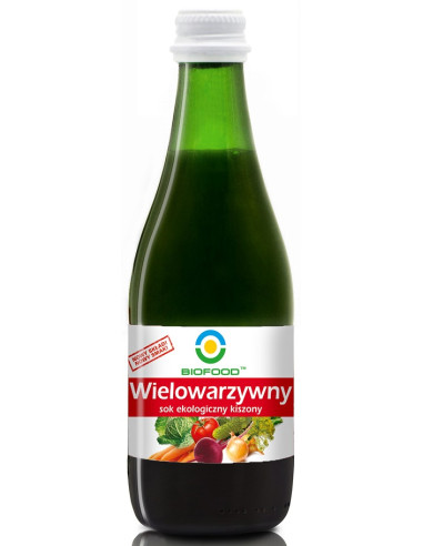 SOK WIELOWARZYWNY KISZONY NFC BEZGLUTENOWY BIO 300 ml - BIOFOOD
