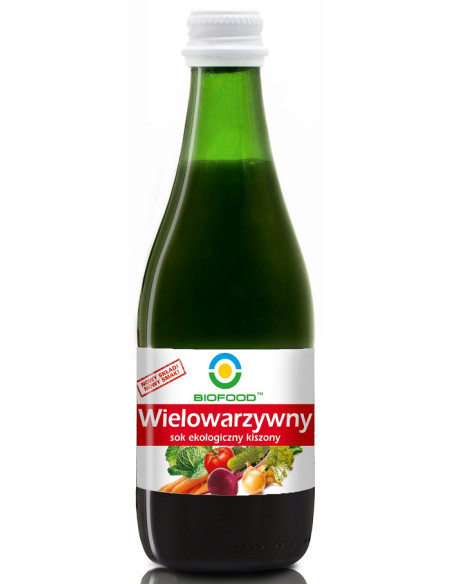 SOK WIELOWARZYWNY KISZONY NFC BEZGLUTENOWY BIO 300 ml - BIOFOOD