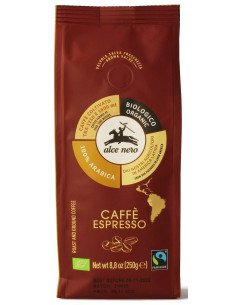 KAWA MIELONA ARABICA 100 % ESPRESSO GÓRSKA FAIR TRADE BIO 250 g - ALCE NERO