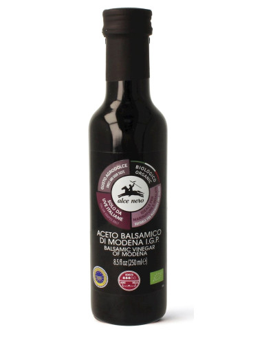 OCET BALSAMICZNY Z MODENY FILTROWANY BIO 250 ml - ALCE NERO