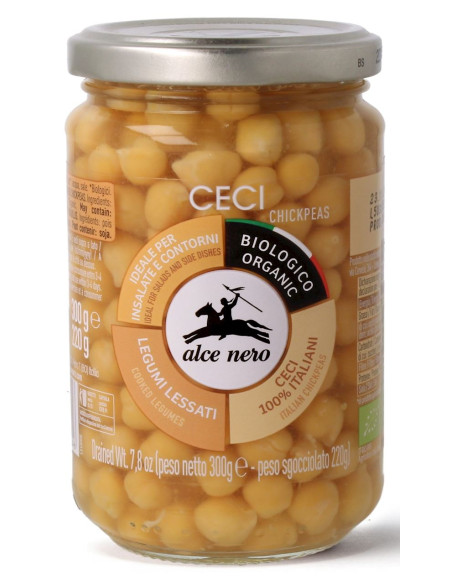 CIECIERZYCA W ZALEWIE BIO 300 g (220 g) - ALCE NERO