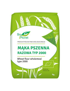 MĄKA PSZENNA RAZOWA TYP 2000 BIO 1 kg - BIO PLANET