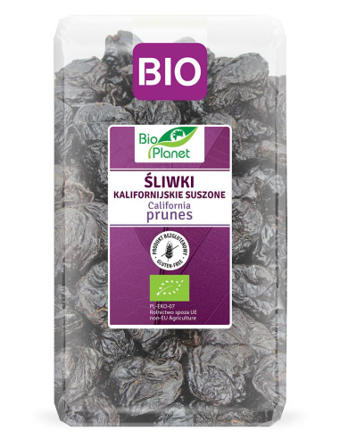 ŚLIWKI KALIFORNIJSKIE SUSZONE BEZGLUTENOWE BIO 1 kg - BIO PLANET
